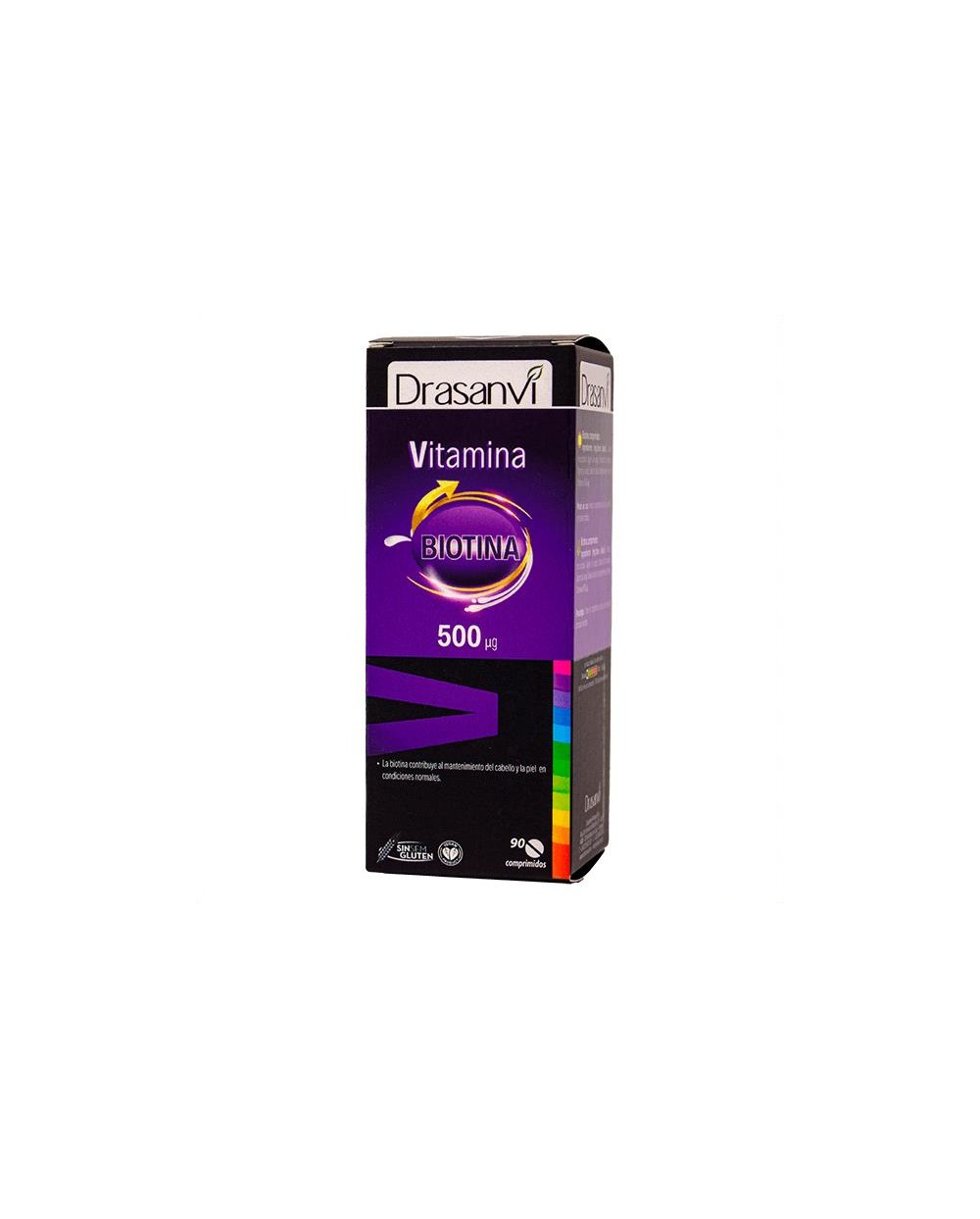Vitamina H 500mg Biotina - 90 Comprimidos - Drasanvi