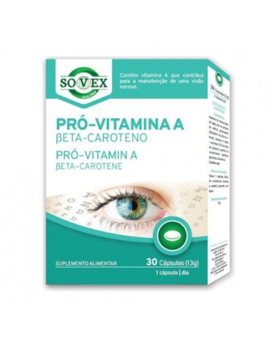 Pró-vitamina A 30 caps.-Sovex