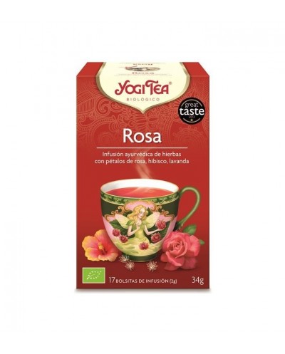 Chá Rosa Bio - 17 saq -...