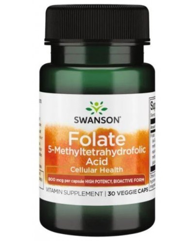 Folate 800 mcg - 30 cáps. -...