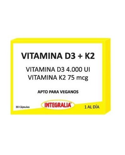 Vitamina D3+K2 - 30 cáps. -...