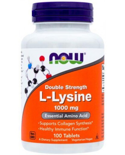 L-Lysine 1000mg 100 Tablets...