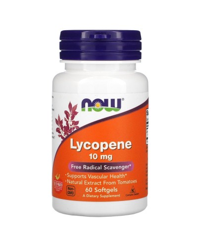 Lycopene 10mg 60 Capsulas Now